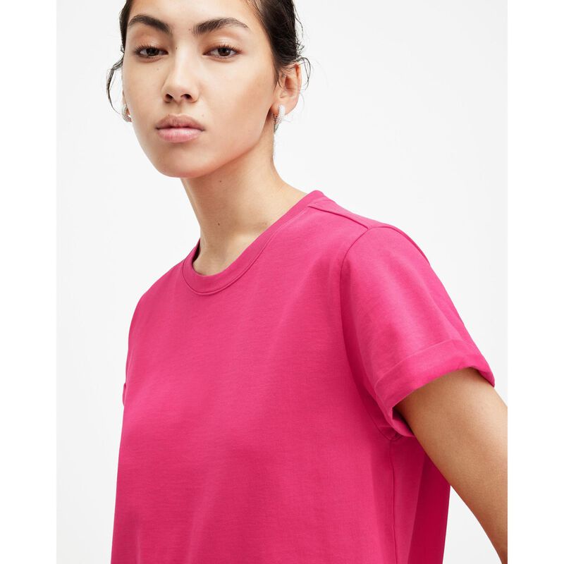 AllSaints Anna Crew Neck Short Sleeve Mini Dress image number 2